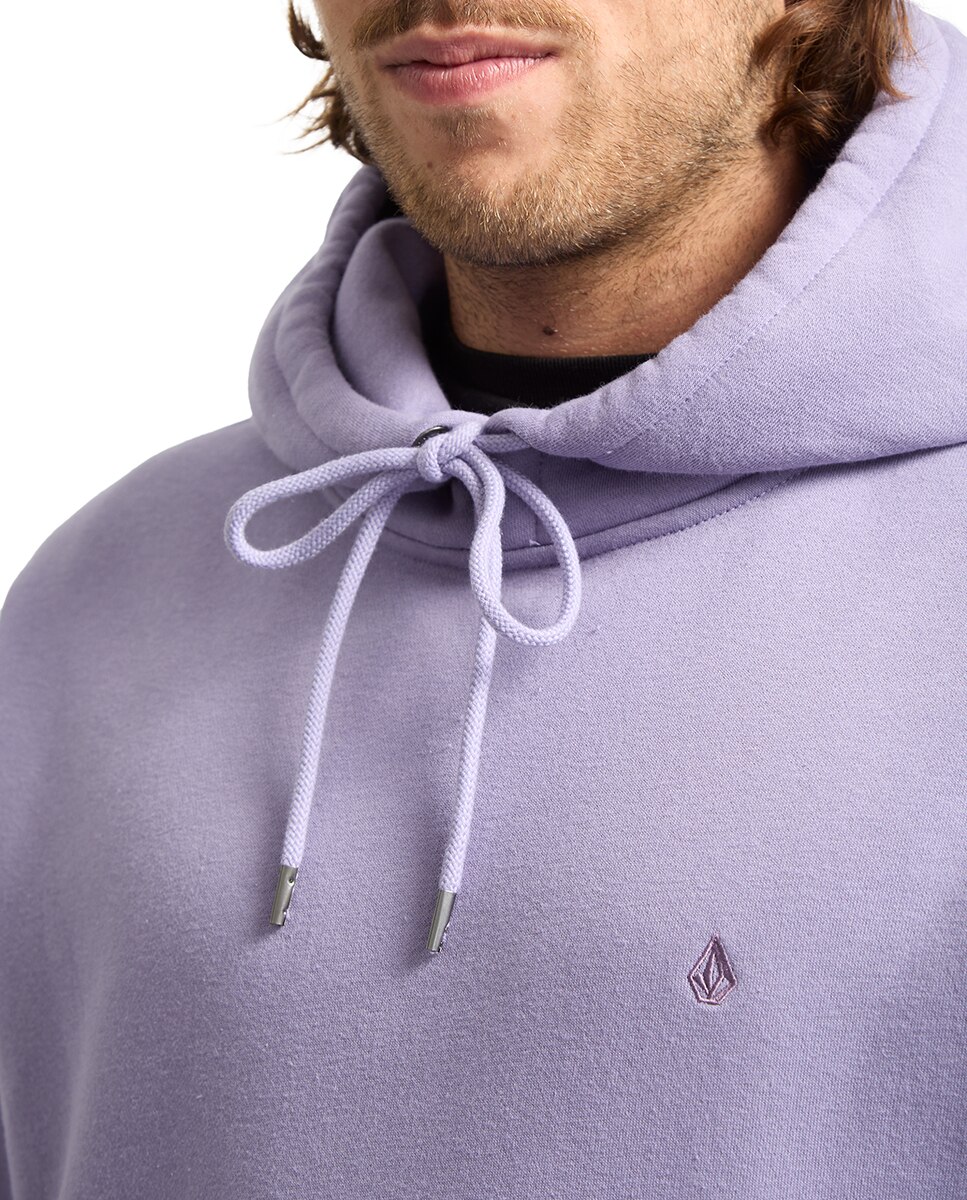 Sudadera de hombre con capucha y bolsillo canguro - Volcom - Morado Morado-5