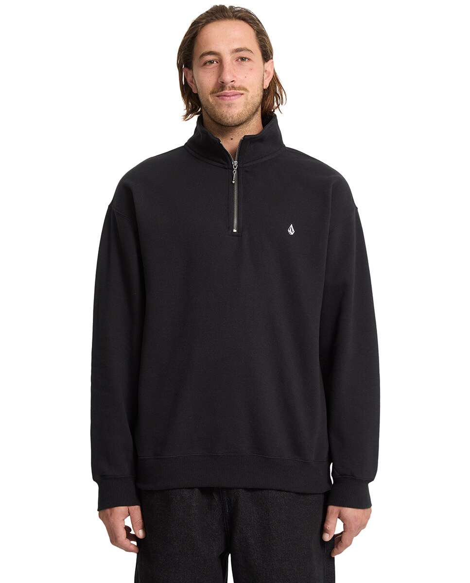 Sudadera de hombre sin capucha con media cremallera · Volcom · El