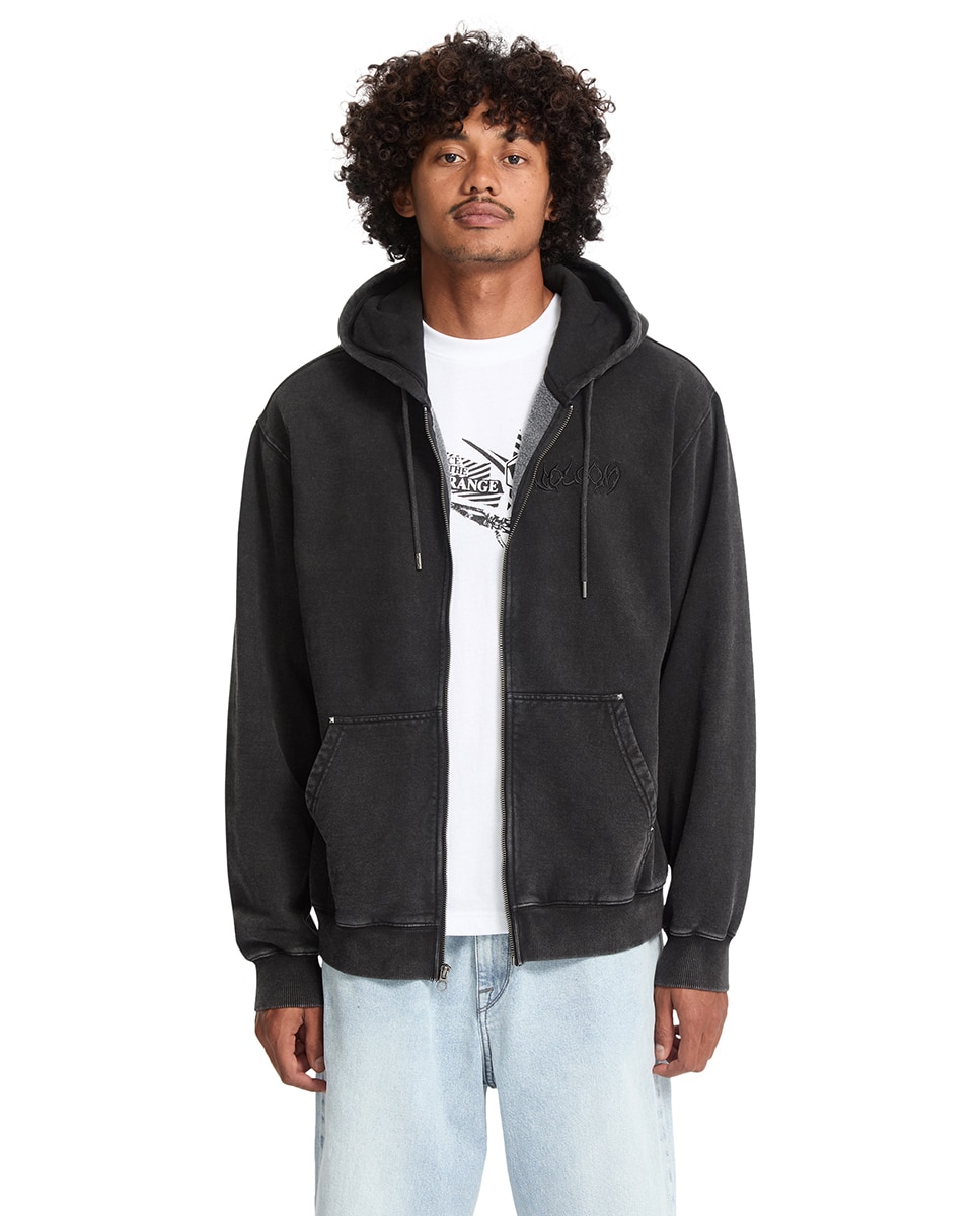 Volcom - Sudadera de hombre de cremallera con capucha.