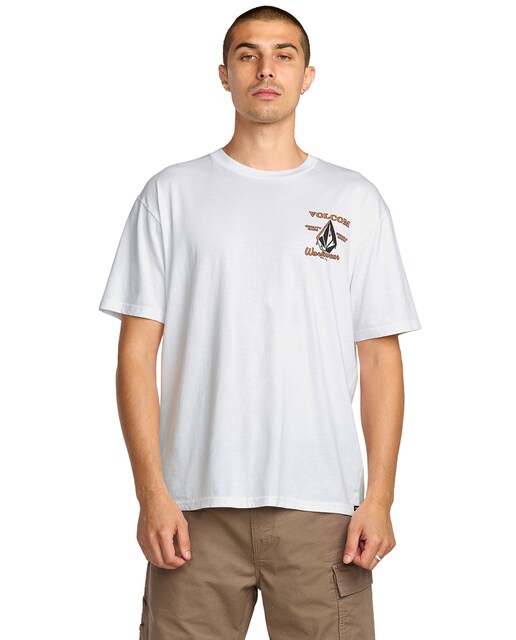 Imagen 0 de Camiseta de hombre de manga corta y cuello redondo