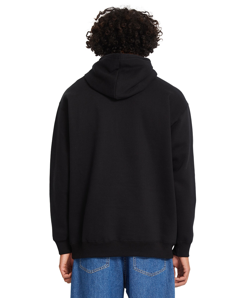 Sudadera de hombre con capucha - Volcom - Negro / Blanco Negro / Blanco-3