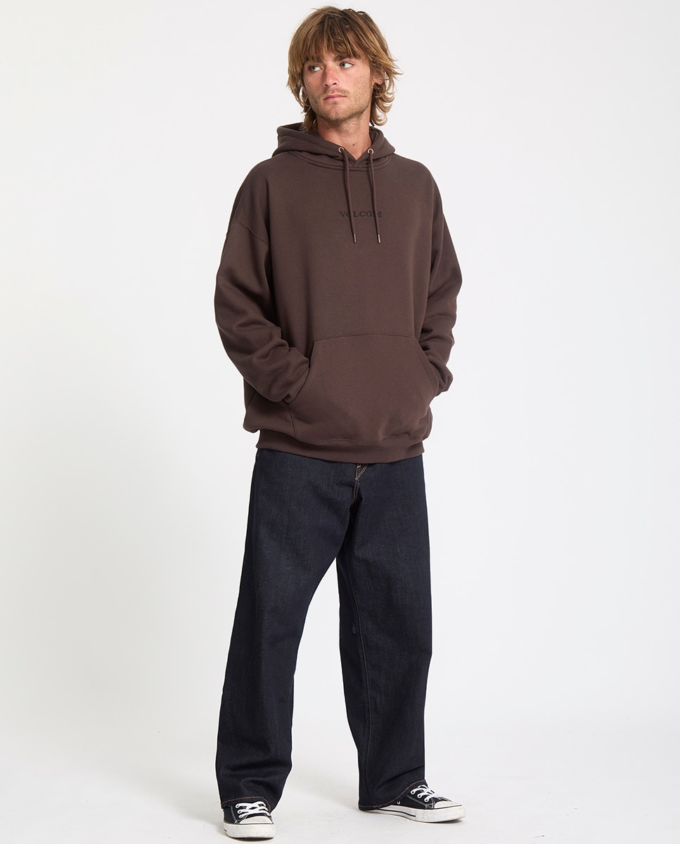 Sudadera de hombre con capucha - Volcom - Marrón oscuro Marrón oscuro-2
