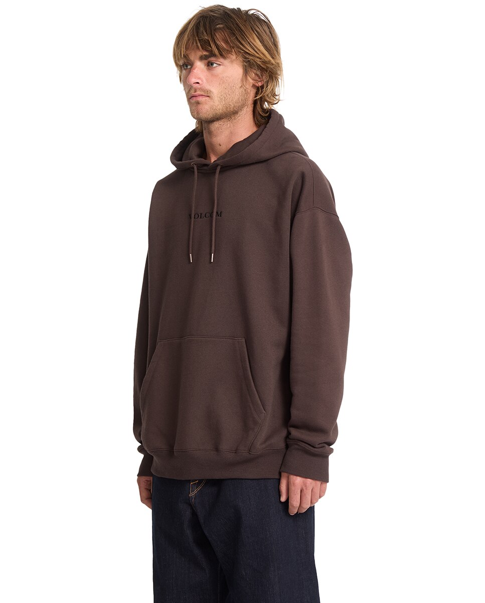 Sudadera de hombre con capucha - Volcom - Marrón oscuro Marrón oscuro-4