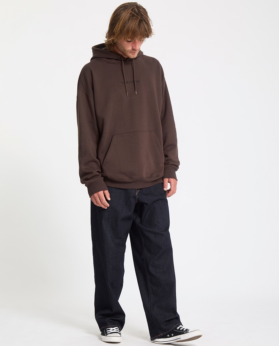Sudadera de hombre con capucha - Volcom - Marrón oscuro Marrón oscuro-5