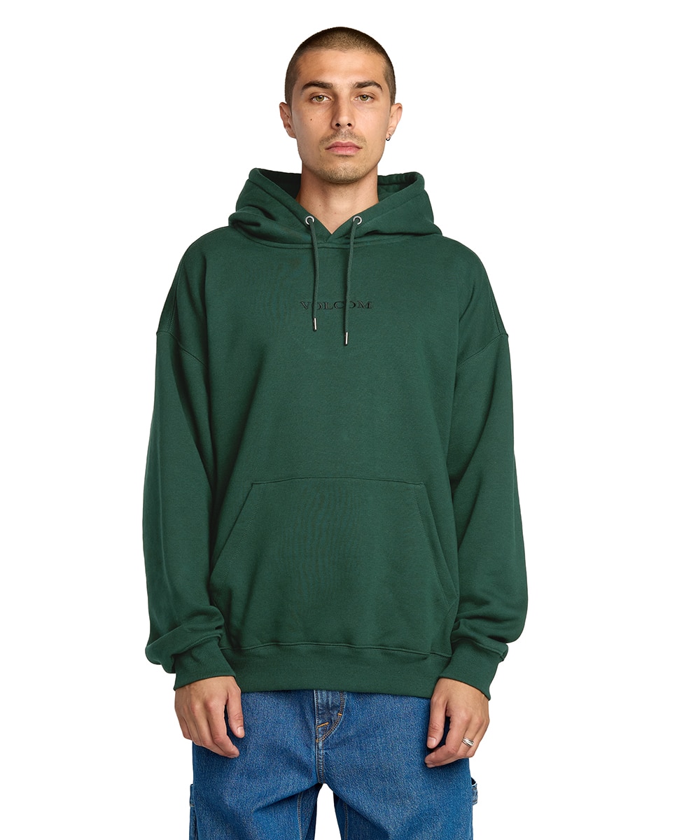 Imagen 0 de Sudadera de hombre con capucha y logo frontal Verde