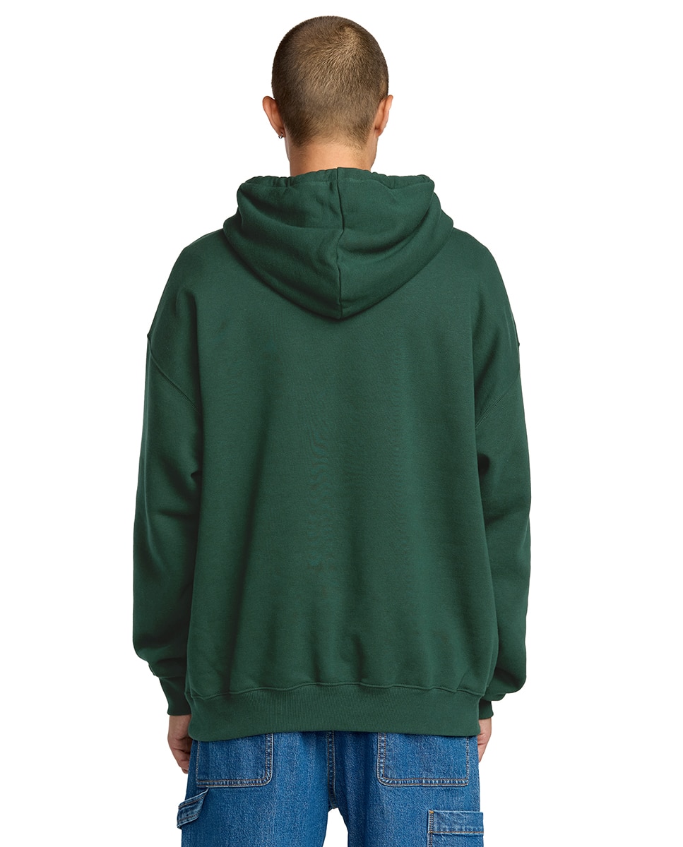 Sudadera de hombre con capucha y logo frontal - Volcom - Verde Verde-3
