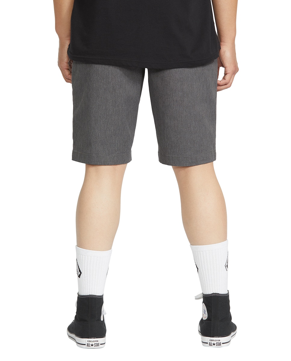 Bermuda de hombre lisa tipo chino - Volcom - Gris oscuro Gris oscuro-2