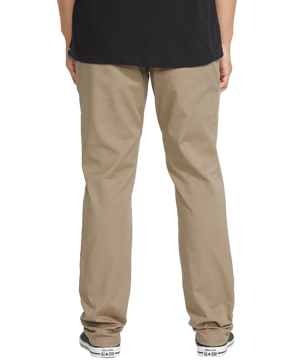 Chino de hombre con corte regular - Volcom - Marrón claro Marrón claro-2
