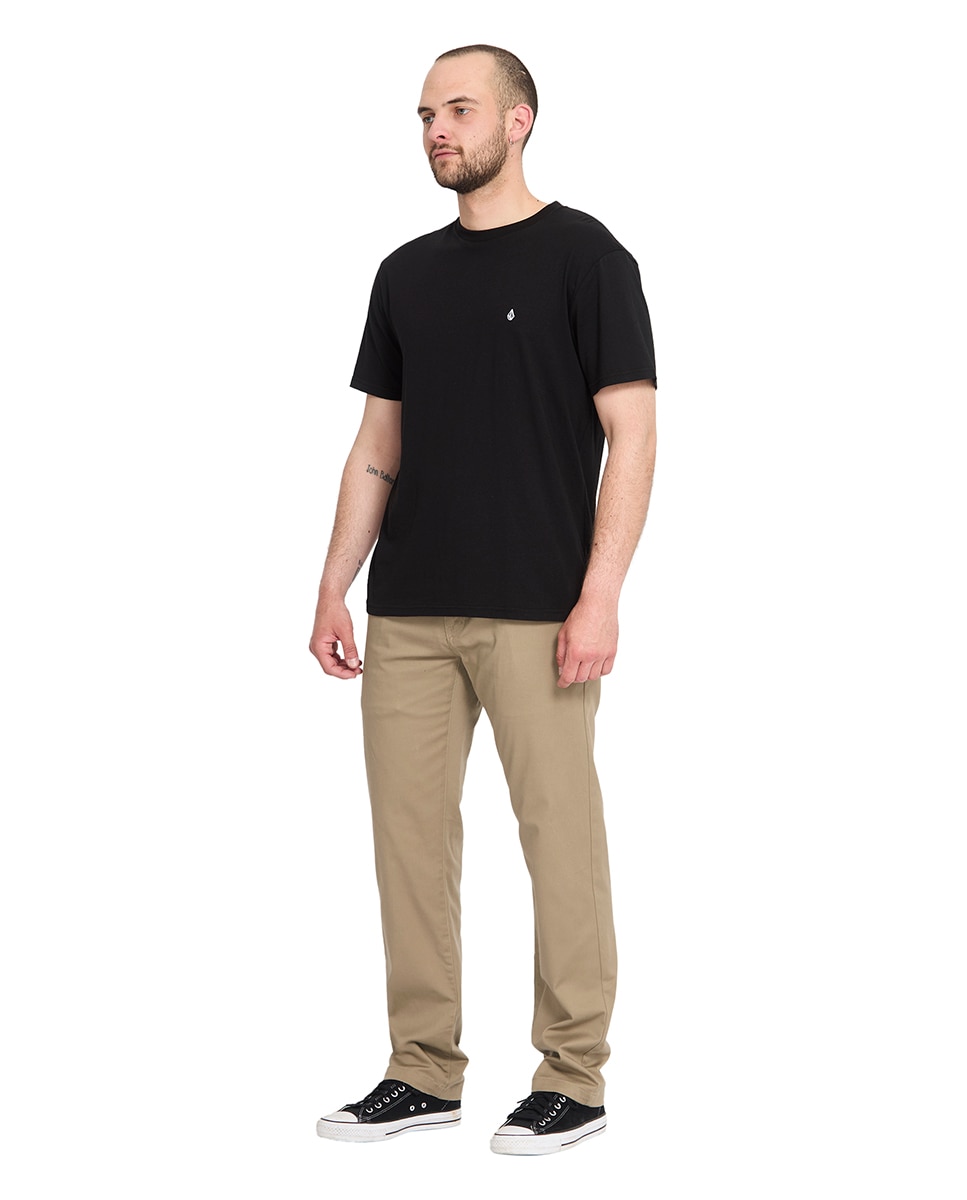 Chino de hombre con corte regular - Volcom - Marrón claro Marrón claro-3