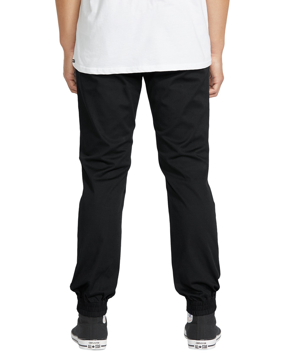 Imagen 2 de Jogger de hombre con corte slim y cintura elástica - Volcom - Negro Negro