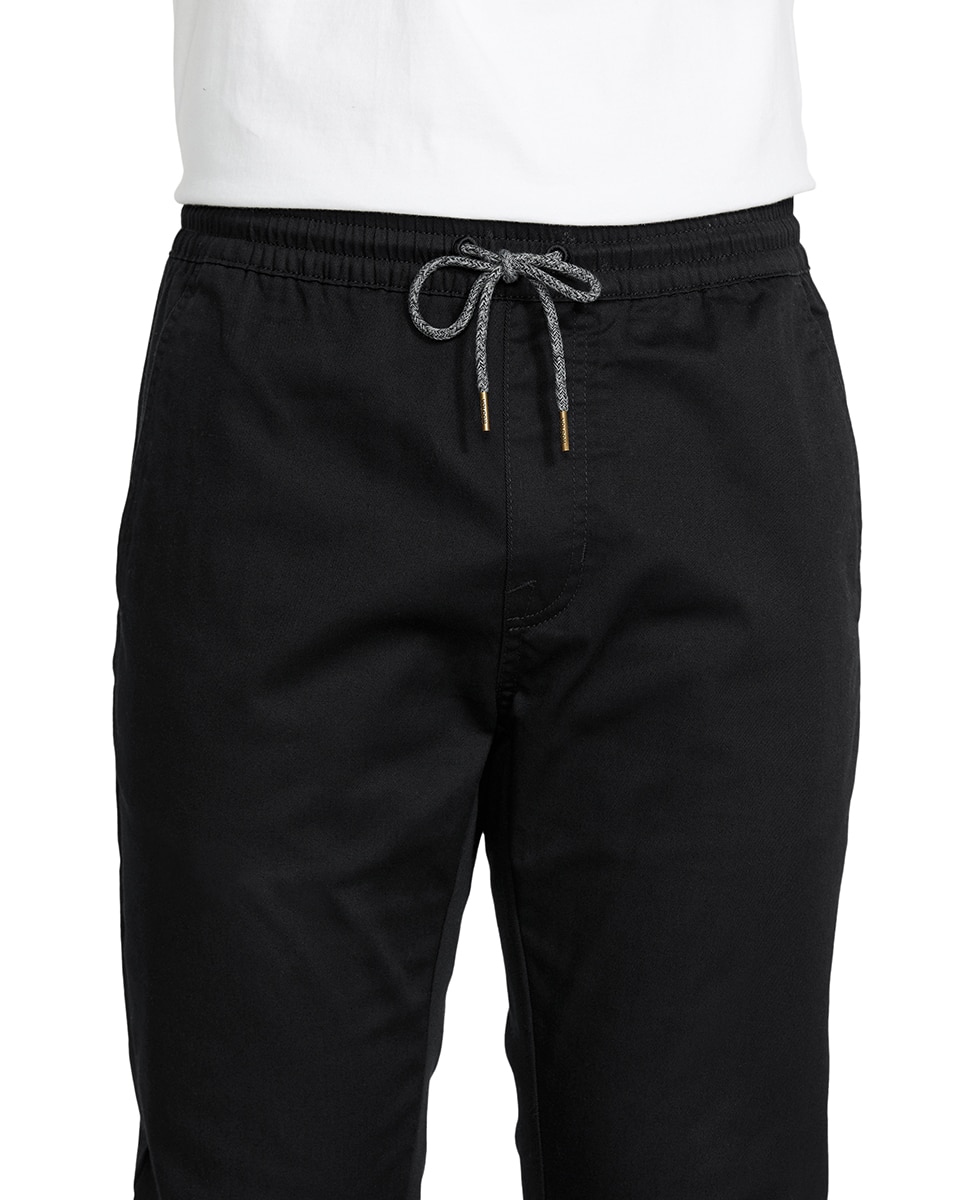 Imagen 5 de Jogger de hombre con corte slim y cintura elástica - Volcom - Negro Negro