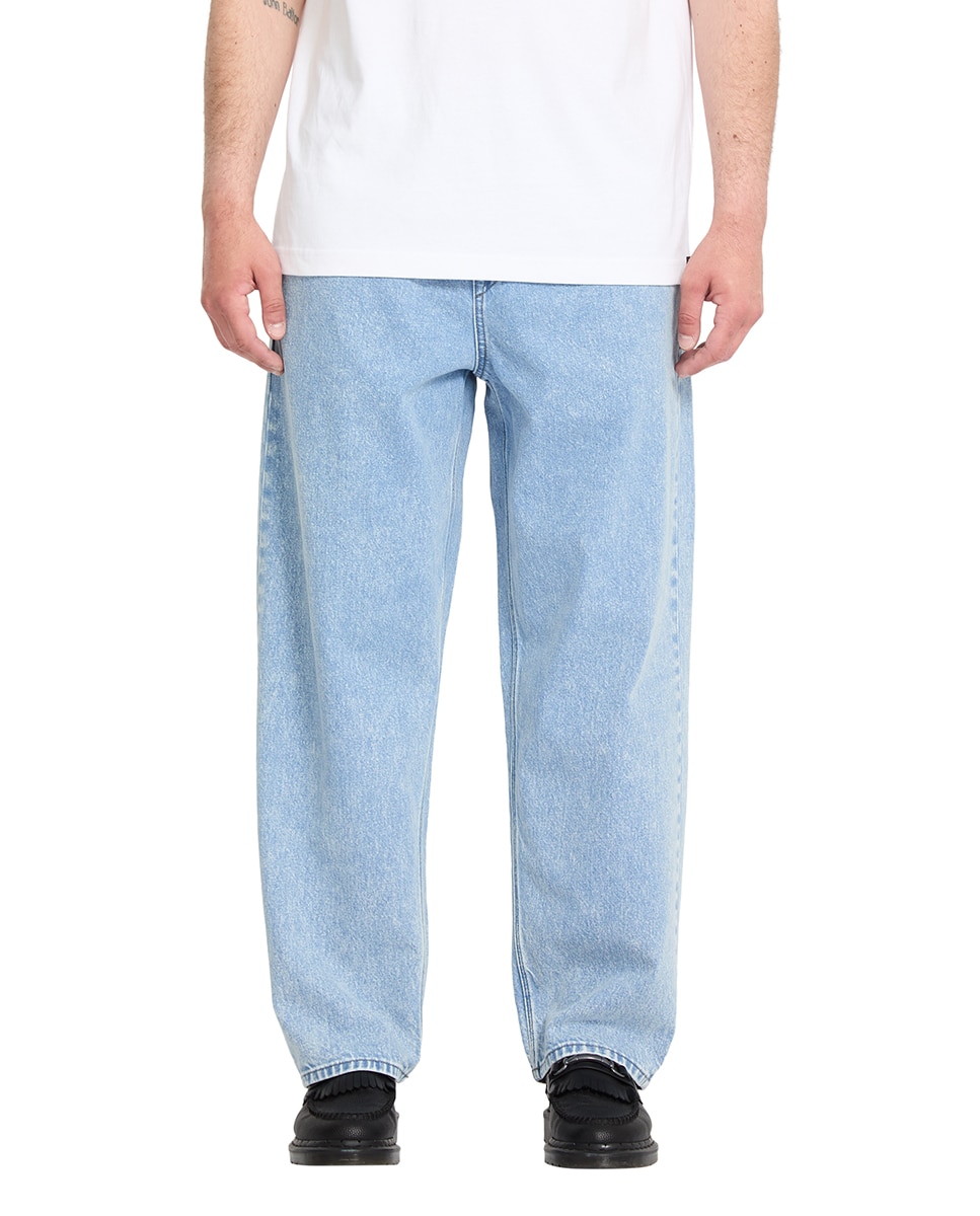 Vaquero de hombre modelo FREAZY con corte loose y color azul - Volcom - Azul claro Azul claro-1