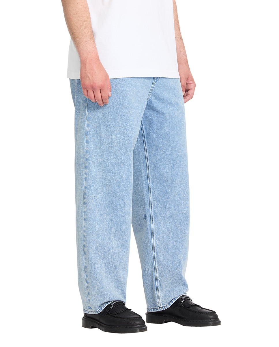 Vaquero de hombre modelo FREAZY con corte loose y color azul - Volcom - Azul claro Azul claro-4
