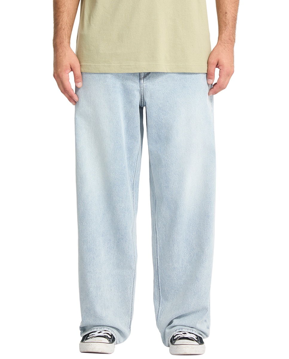 Vaquero de hombre modelo CHILLOW con corte loose y color azul - Volcom - Azul claro Azul claro-1