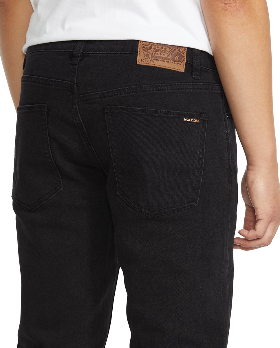Vaquero de hombre modelo vorta con corte slim 15 - Volcom - Negro Negro-5