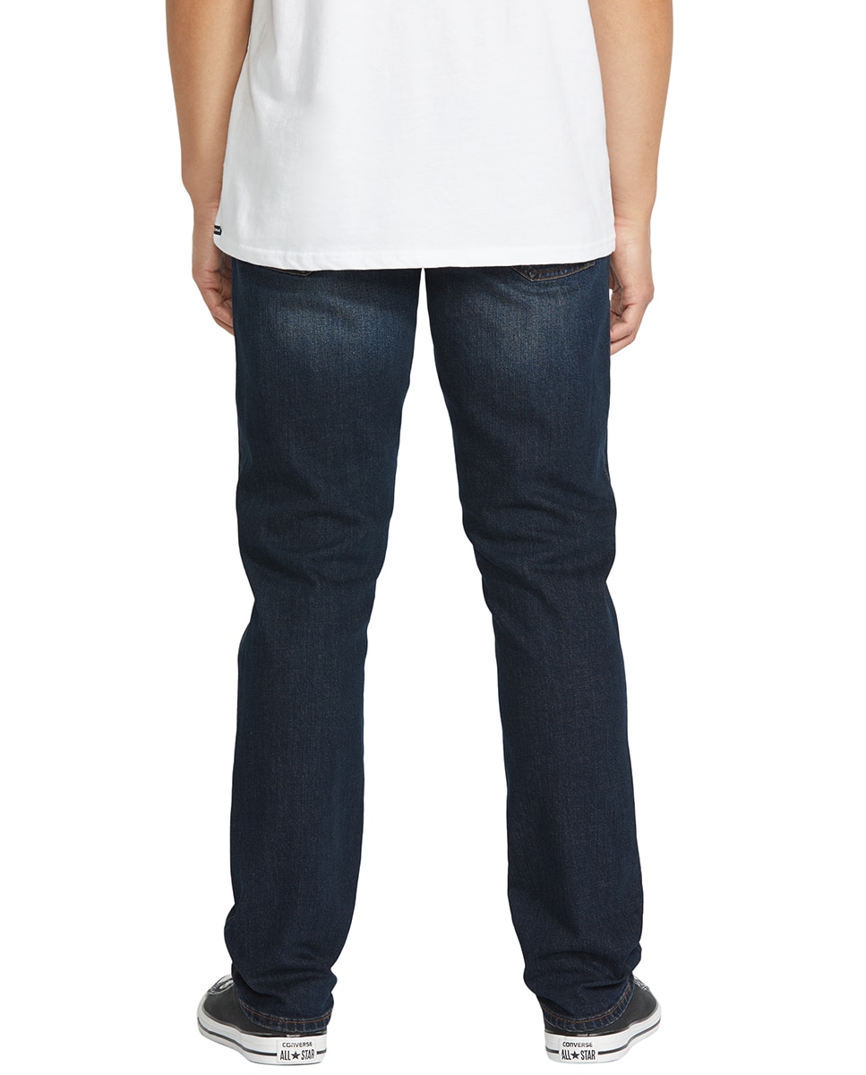 Vaquero de hombre modelo vorta con corte slim 15 - Volcom - Azul marino Azul marino-2