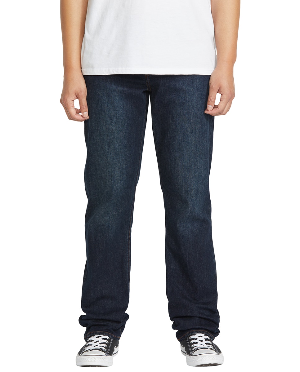 Vaquero de hombre modelo solver con corte regular 16 - Volcom - Azul marino Azul marino-1