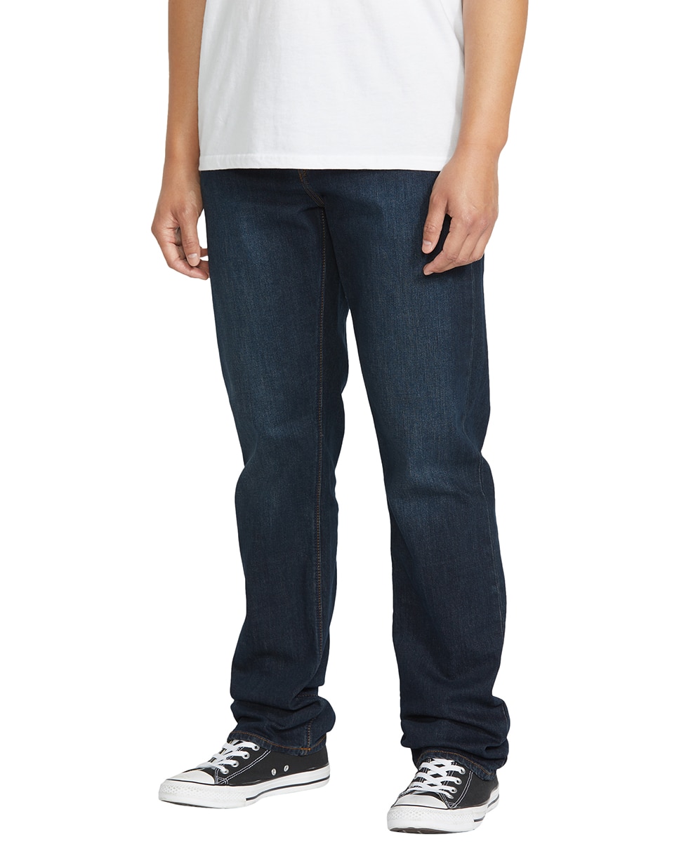 Vaquero de hombre modelo solver con corte regular 16 - Volcom - Azul marino Azul marino-4