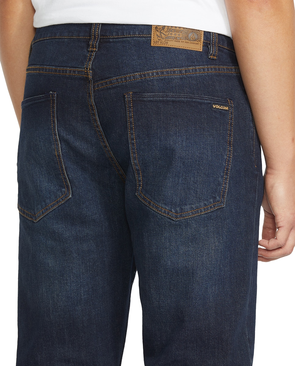 Vaquero de hombre modelo solver con corte regular 16 - Volcom - Azul marino Azul marino-5