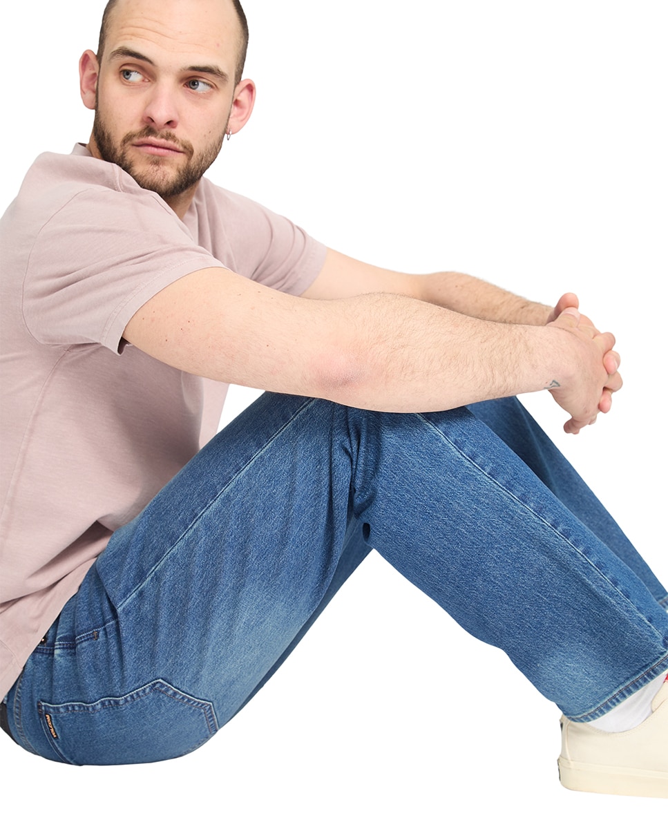 Vaquero de hombre modelo Kinkade con corte regular y color azul - Volcom - Azul denim Azul denim-4