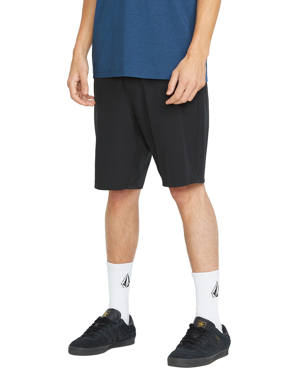 Bermuda de hombre lisa - Volcom - Negro Negro-4