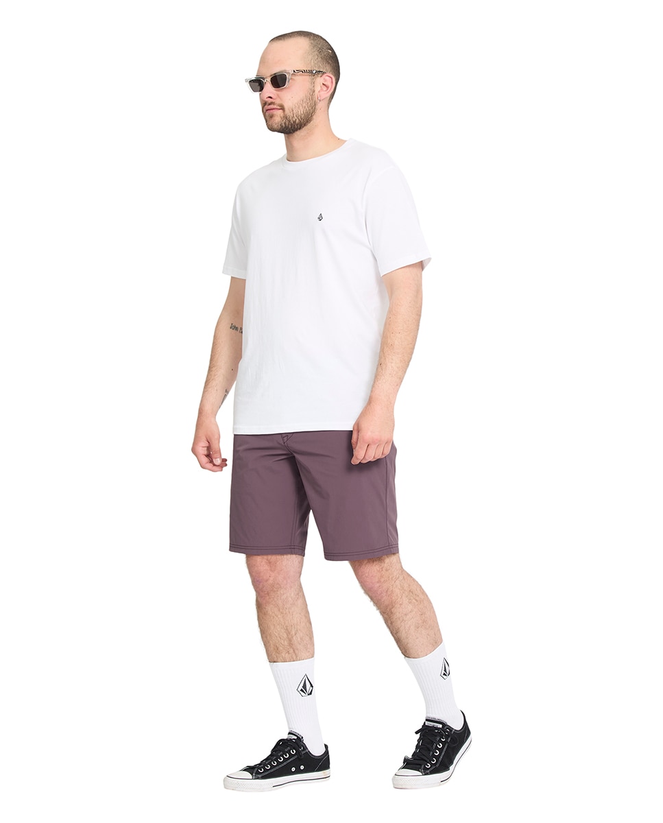 Bermuda de hombre lisa - Volcom - Burdeos Burdeos-3