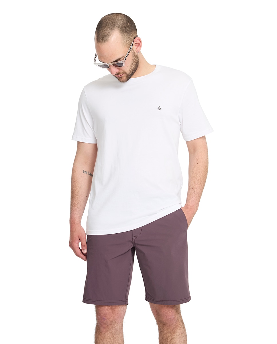 Bermuda de hombre lisa - Volcom - Burdeos Burdeos-4