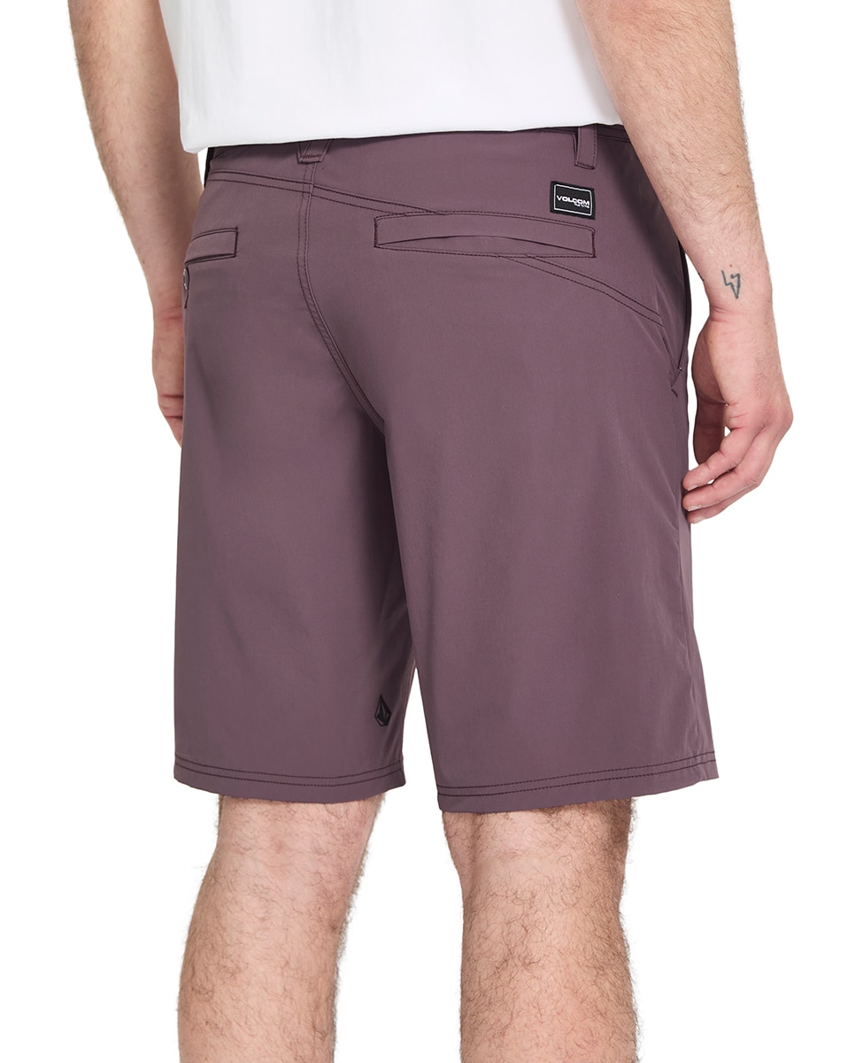 Bermuda de hombre lisa - Volcom - Burdeos Burdeos-5