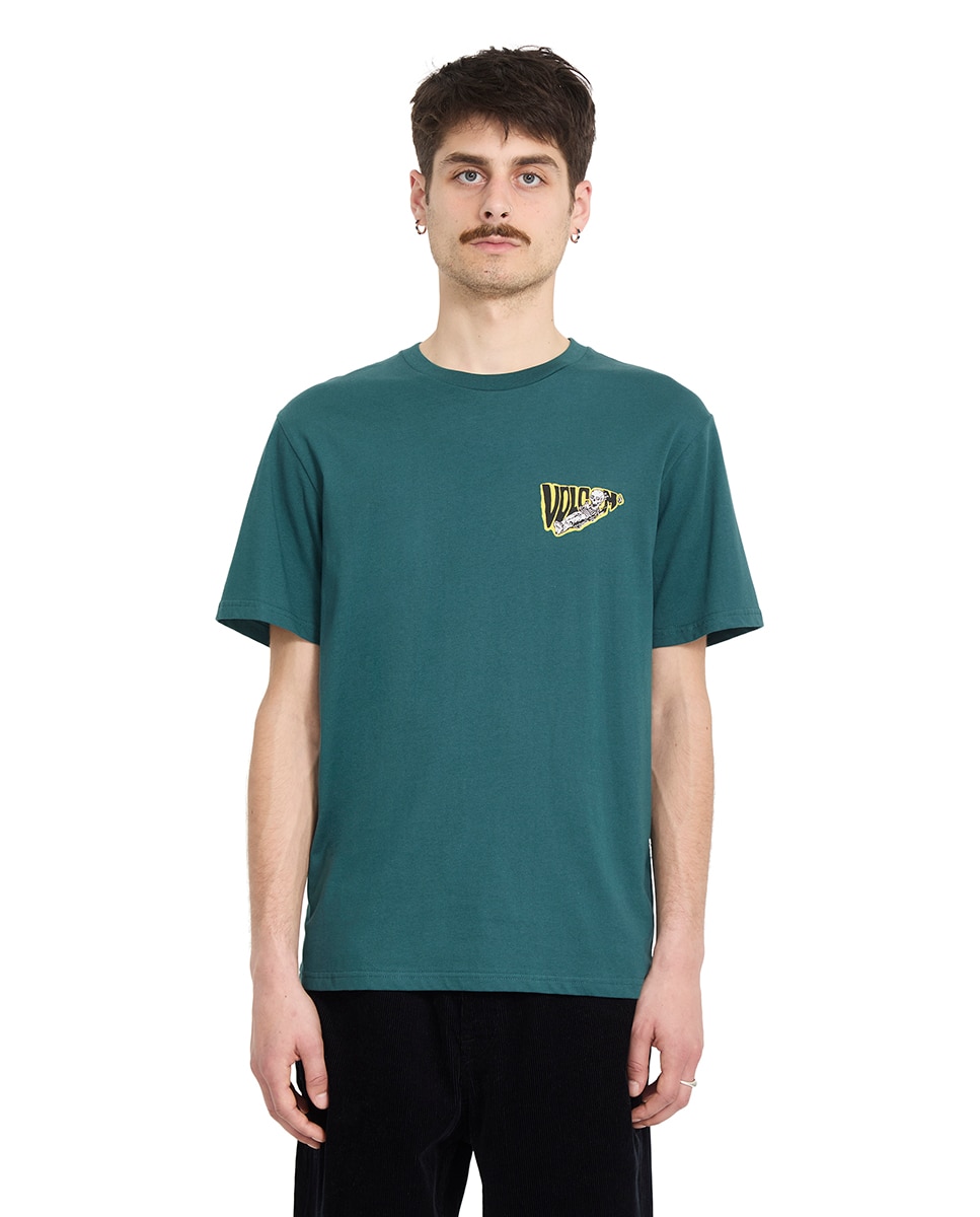 Imagen 0 de Camiseta de hombre de manga corta y cuello redondo Negro