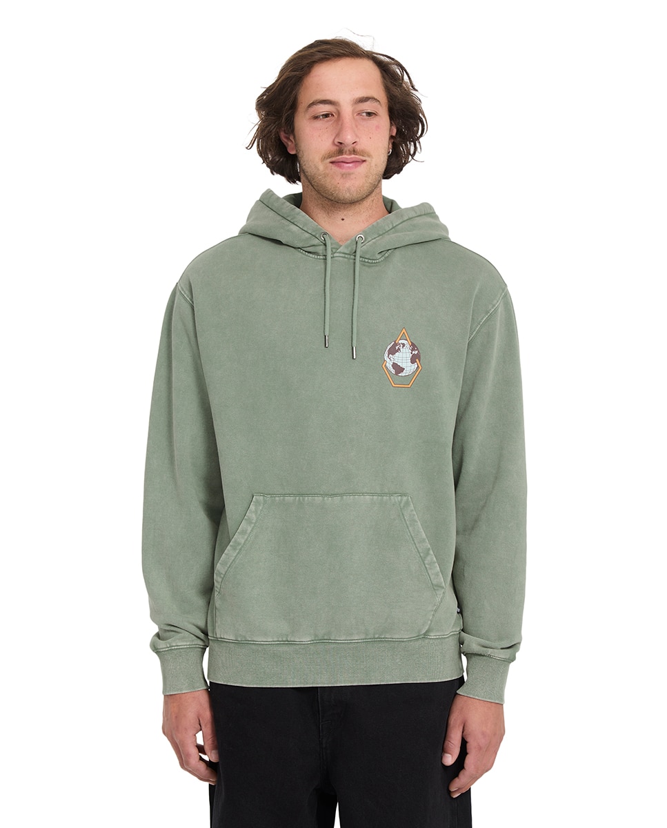 Imagen 0 de Sudadera de hombre azul con capucha Verde Oliva
