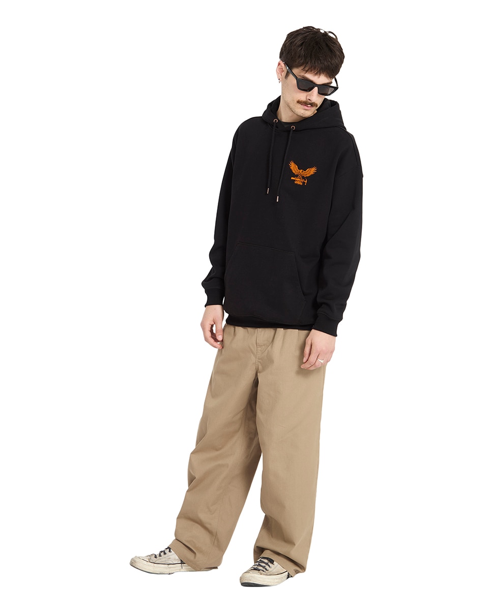 Sudadera de hombre azul con capucha - Volcom - Negro Negro-3