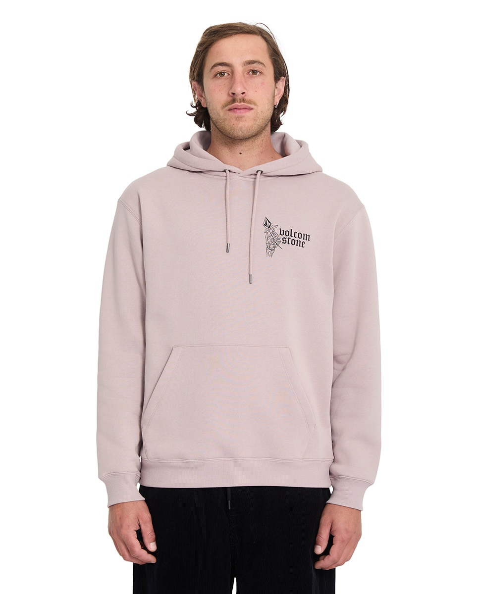 Imagen 0 de Sudadera de hombre azul con capucha Rosa claro