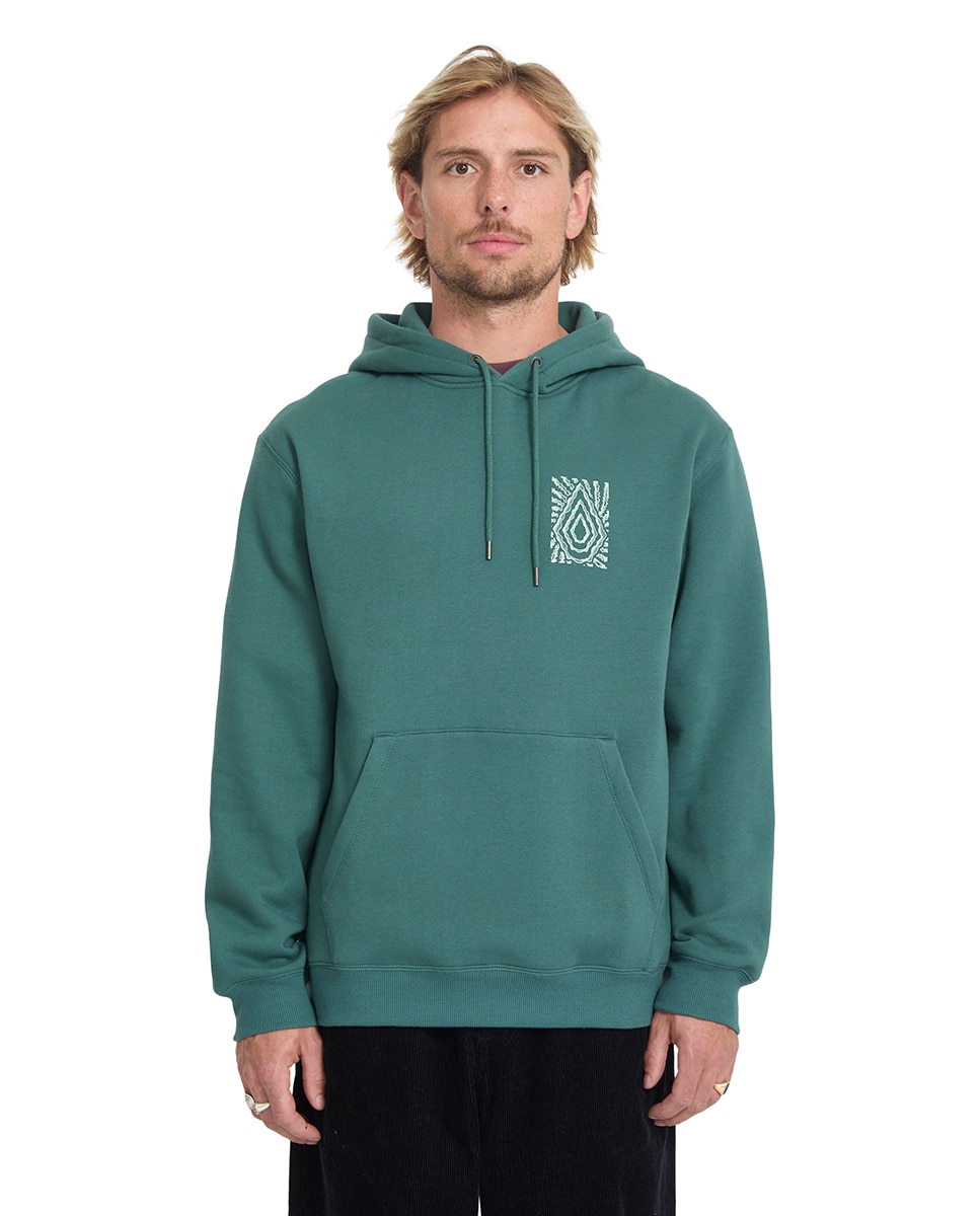 Imagen 0 de Sudadera de hombre azul con capucha Verde azulado