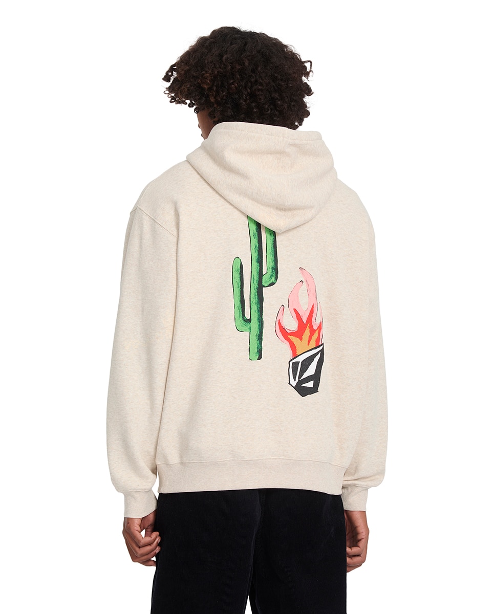 Sudadera de hombre azul con capucha - Volcom - Marrón claro Marrón claro-2