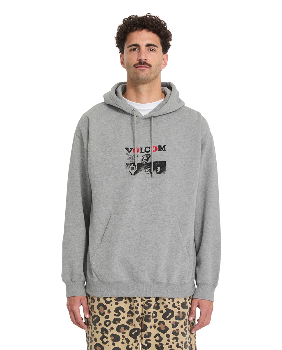 Imagen 0 de Sudadera de hombre azul con capucha Gris