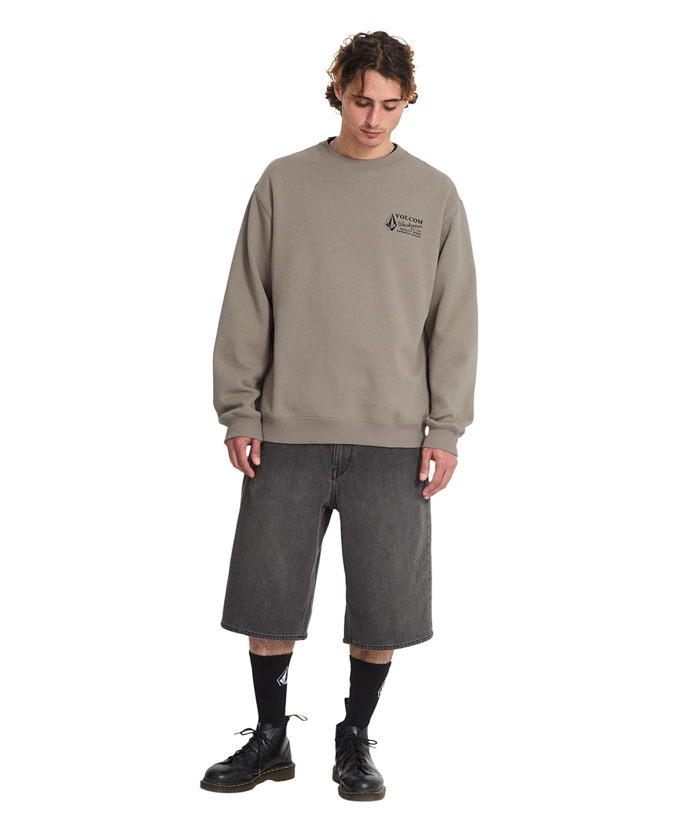 Sudadera de hombre sin capucha - Volcom - Marrón claro Marrón claro-3