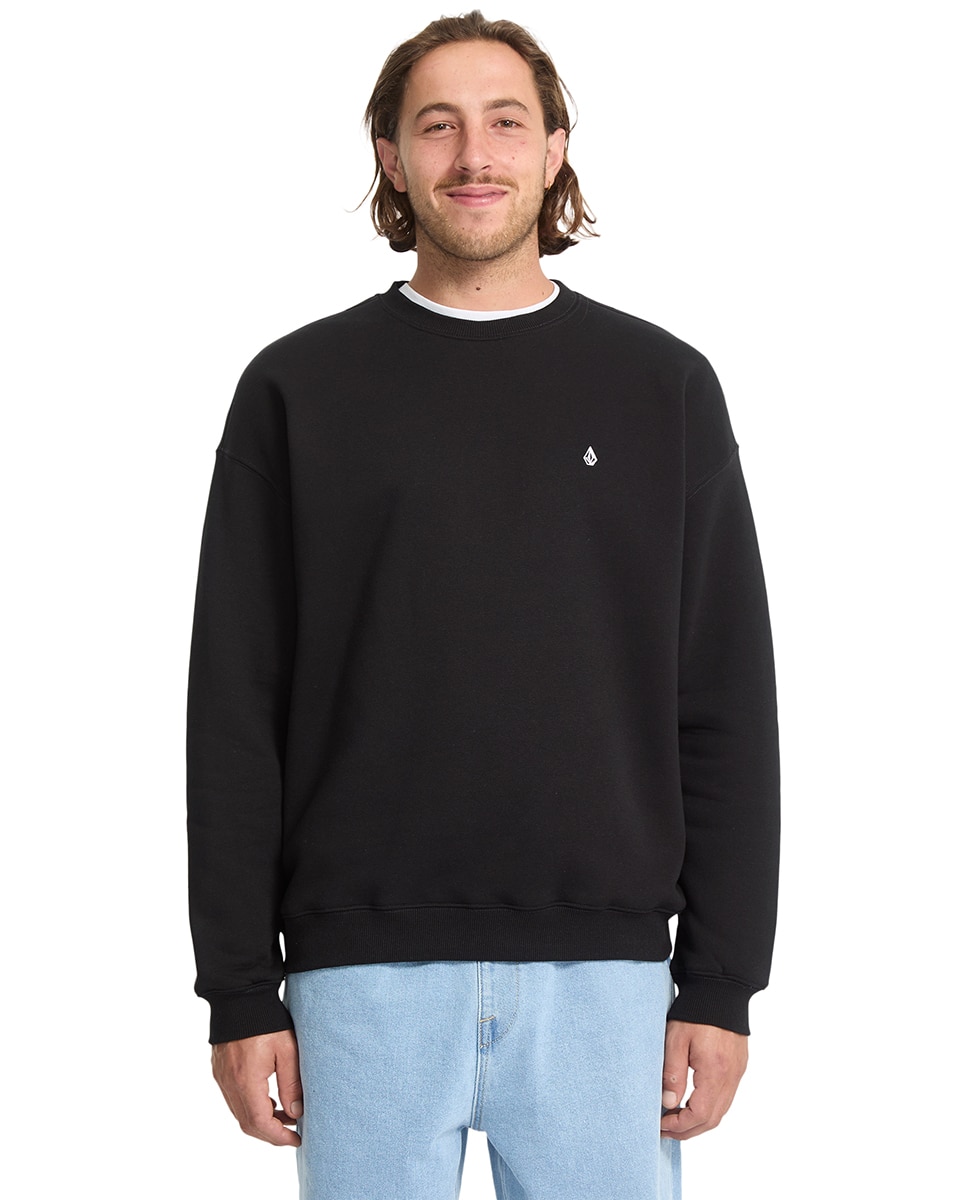 Sudadera de hombre sin capucha - Volcom - Negro Negro-1