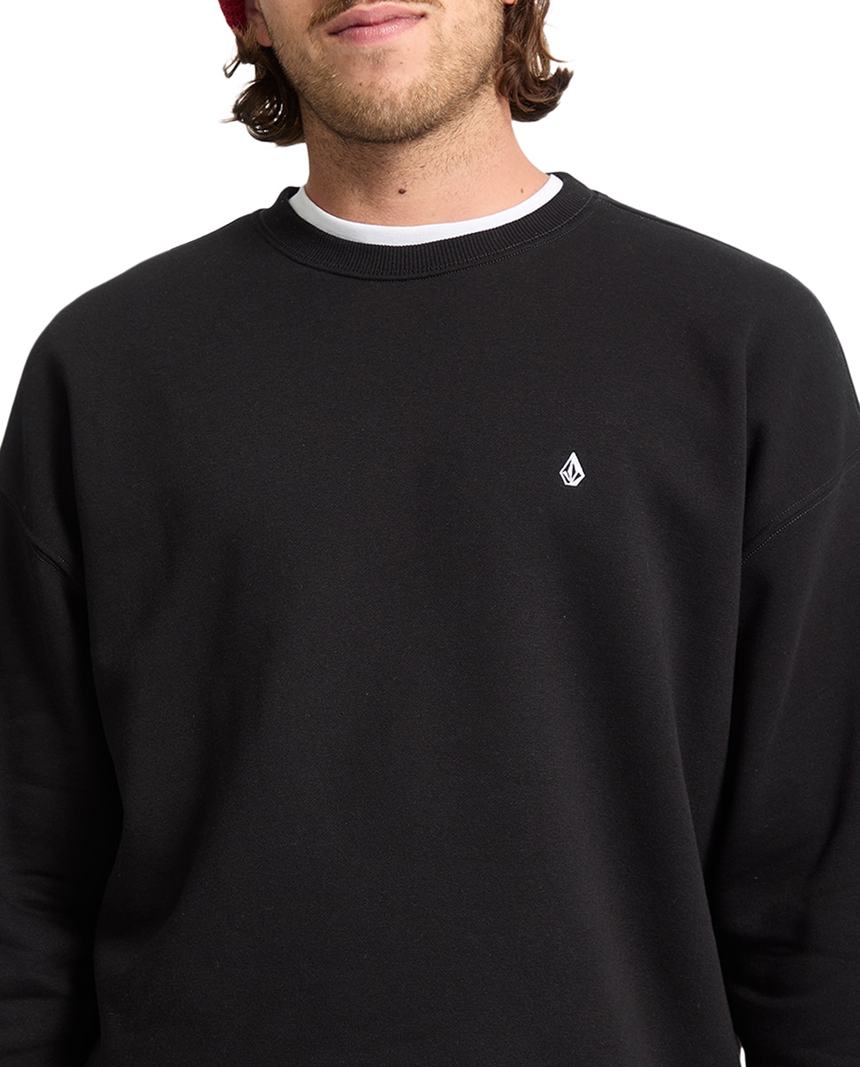 Sudadera de hombre sin capucha - Volcom - Negro Negro-5