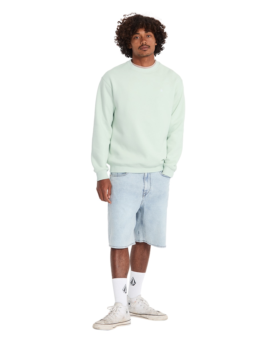 Sudadera de hombre sin capucha - Volcom - Azul claro Azul claro-3