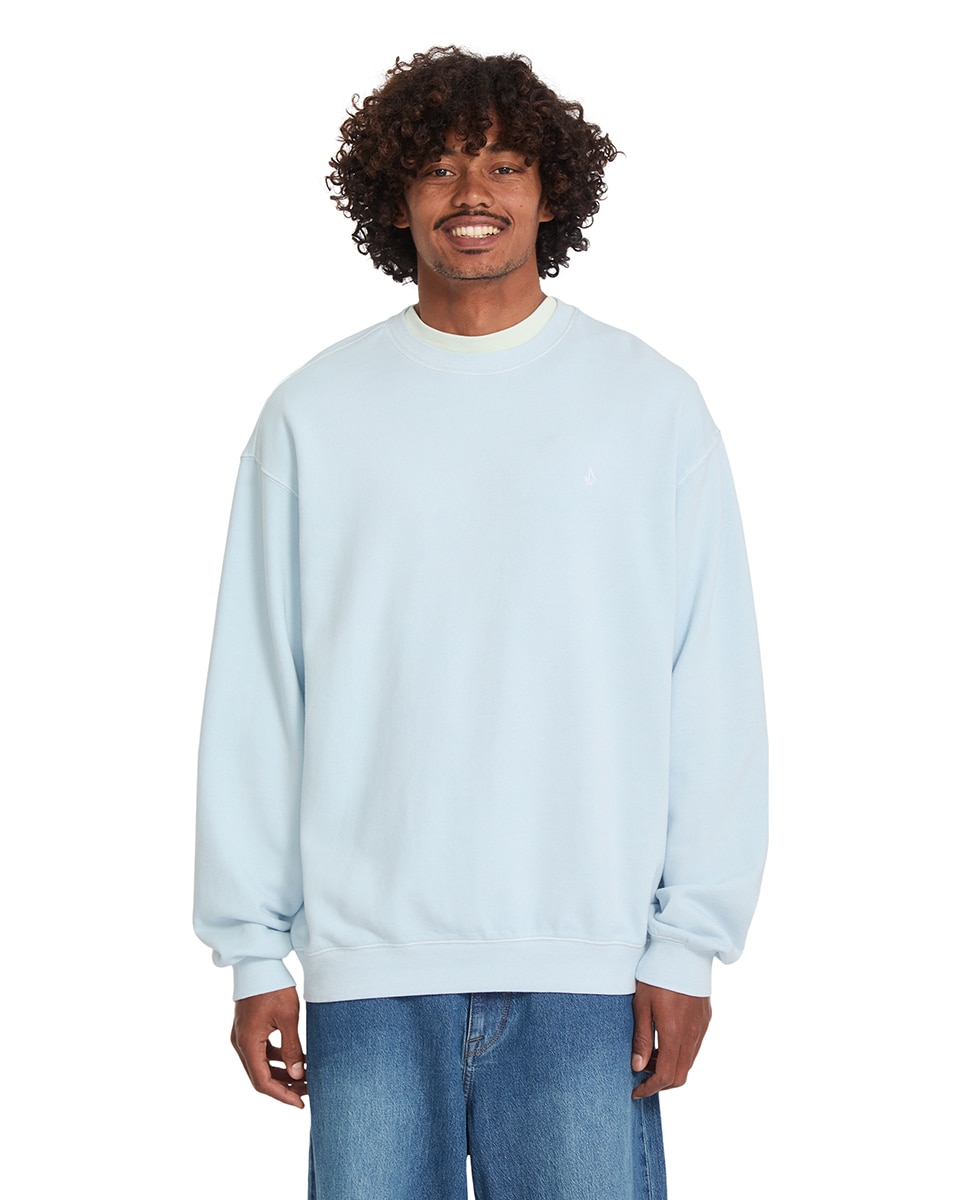 Imagen 0 de Sudadera de hombre sin capucha Azul claro