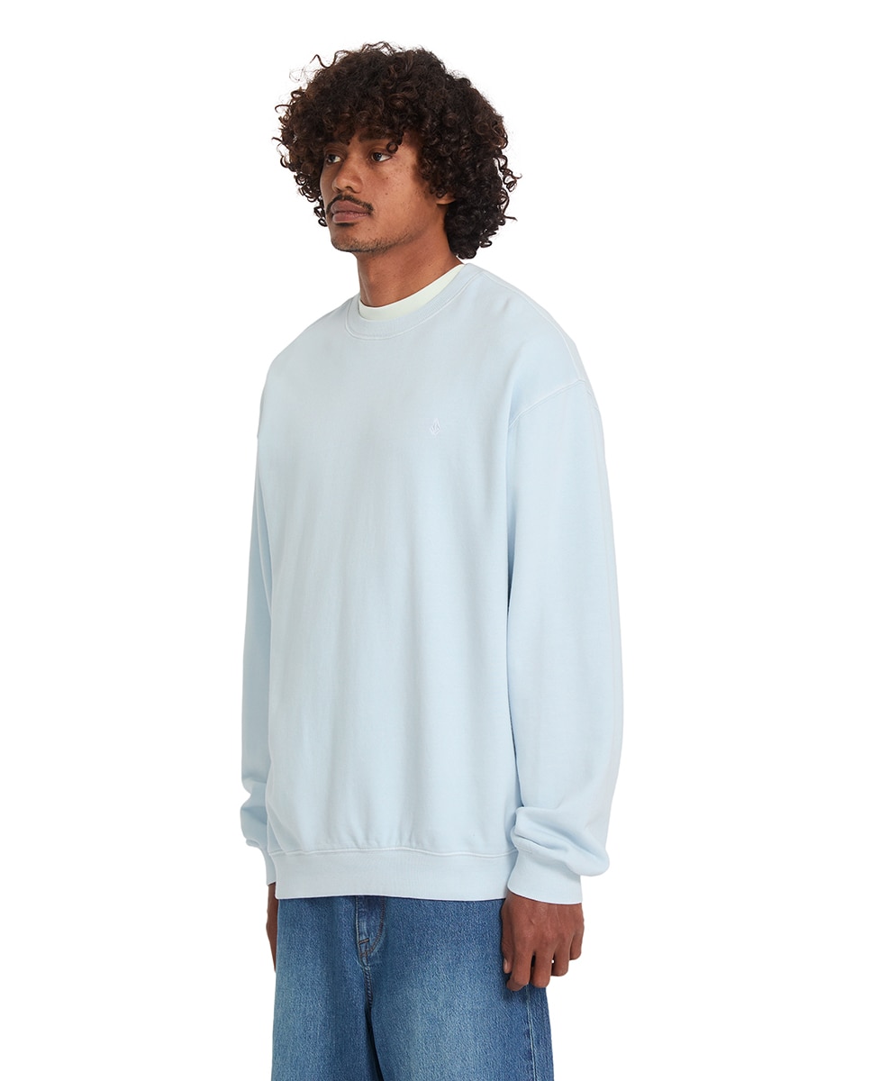 Sudadera de hombre sin capucha - Volcom - Azul claro Azul claro-5