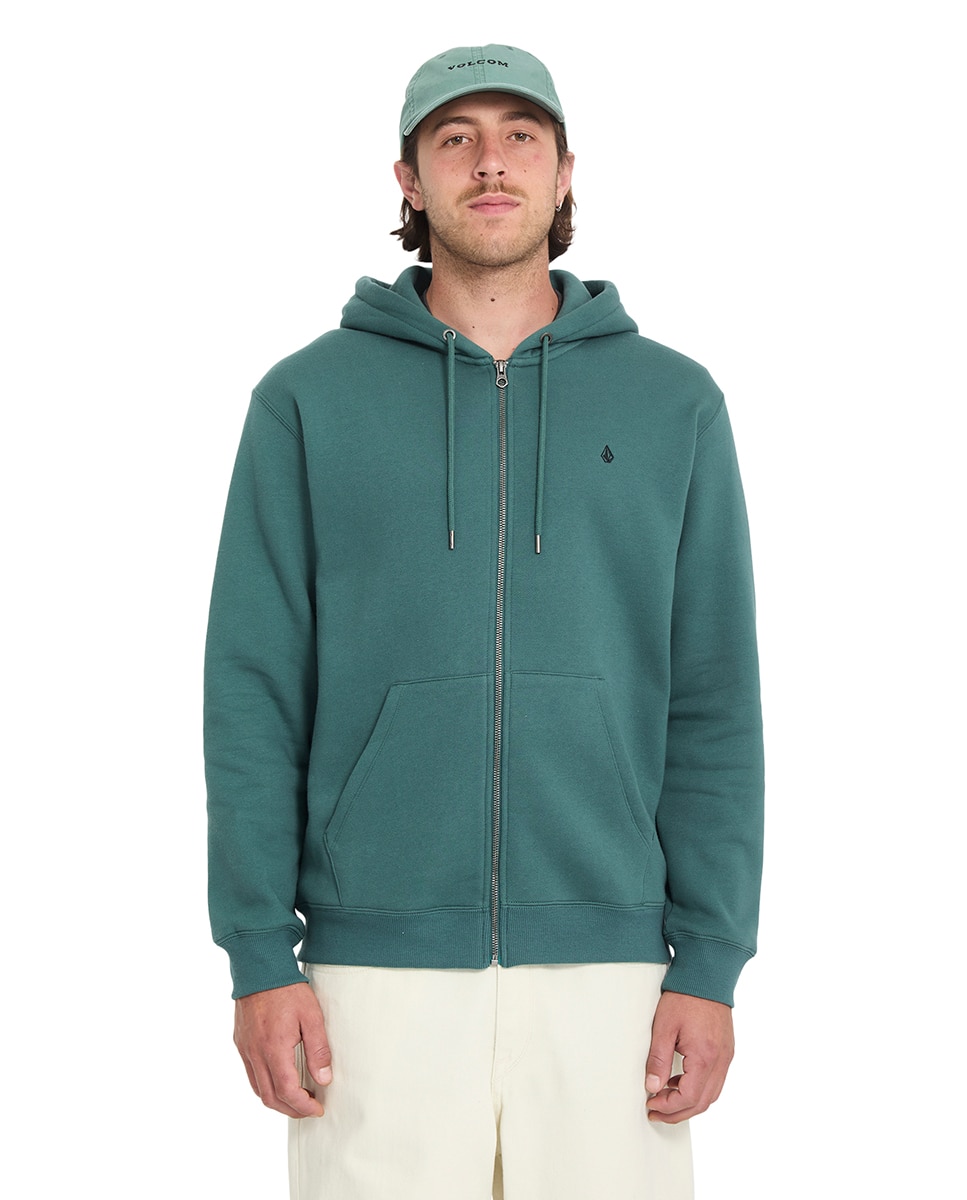 Imagen 0 de Sudadera de hombre de cremallera y capucha Verde