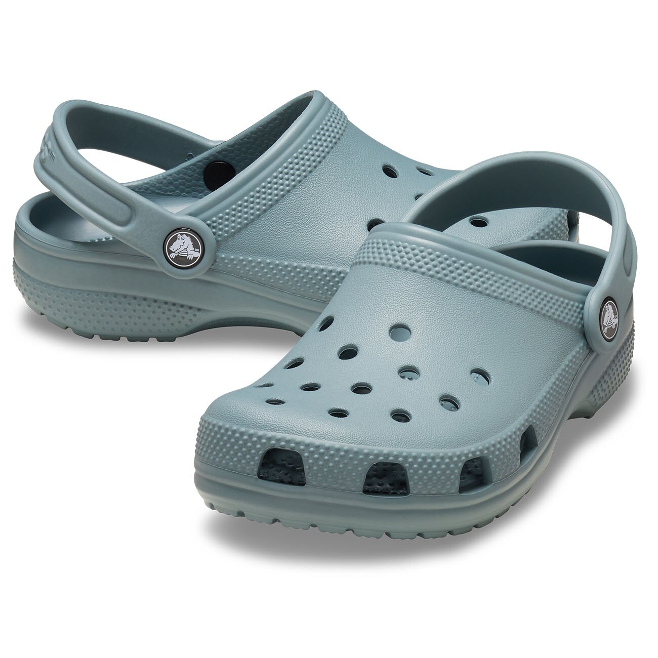 Zuecos de bebés Classic Clog Crocs - Gris Gris-2
