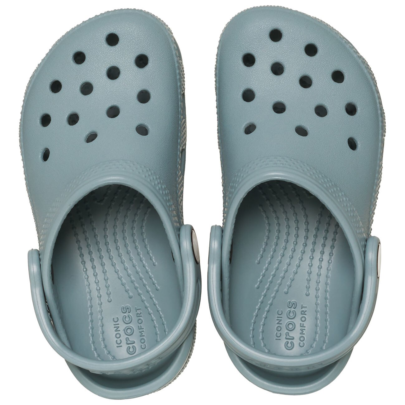Zuecos de bebés Classic Clog Crocs - Gris Gris-3