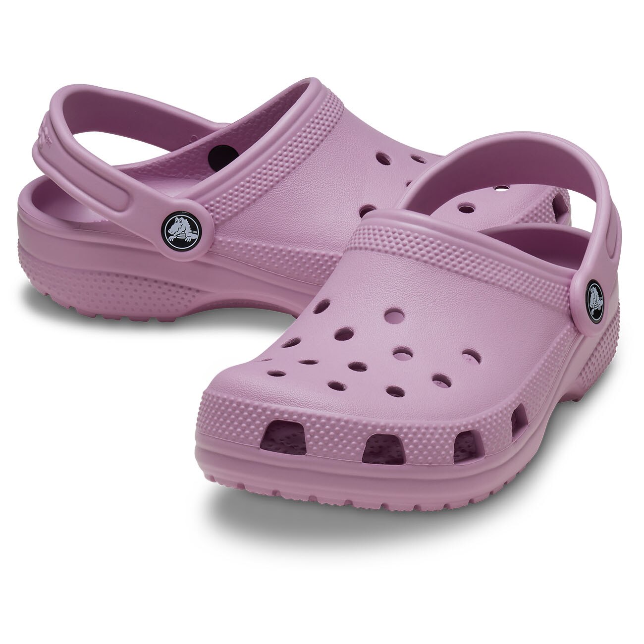 Zuecos de bebés Classic Clog Crocs - Rosa pastel Rosa pastel-2