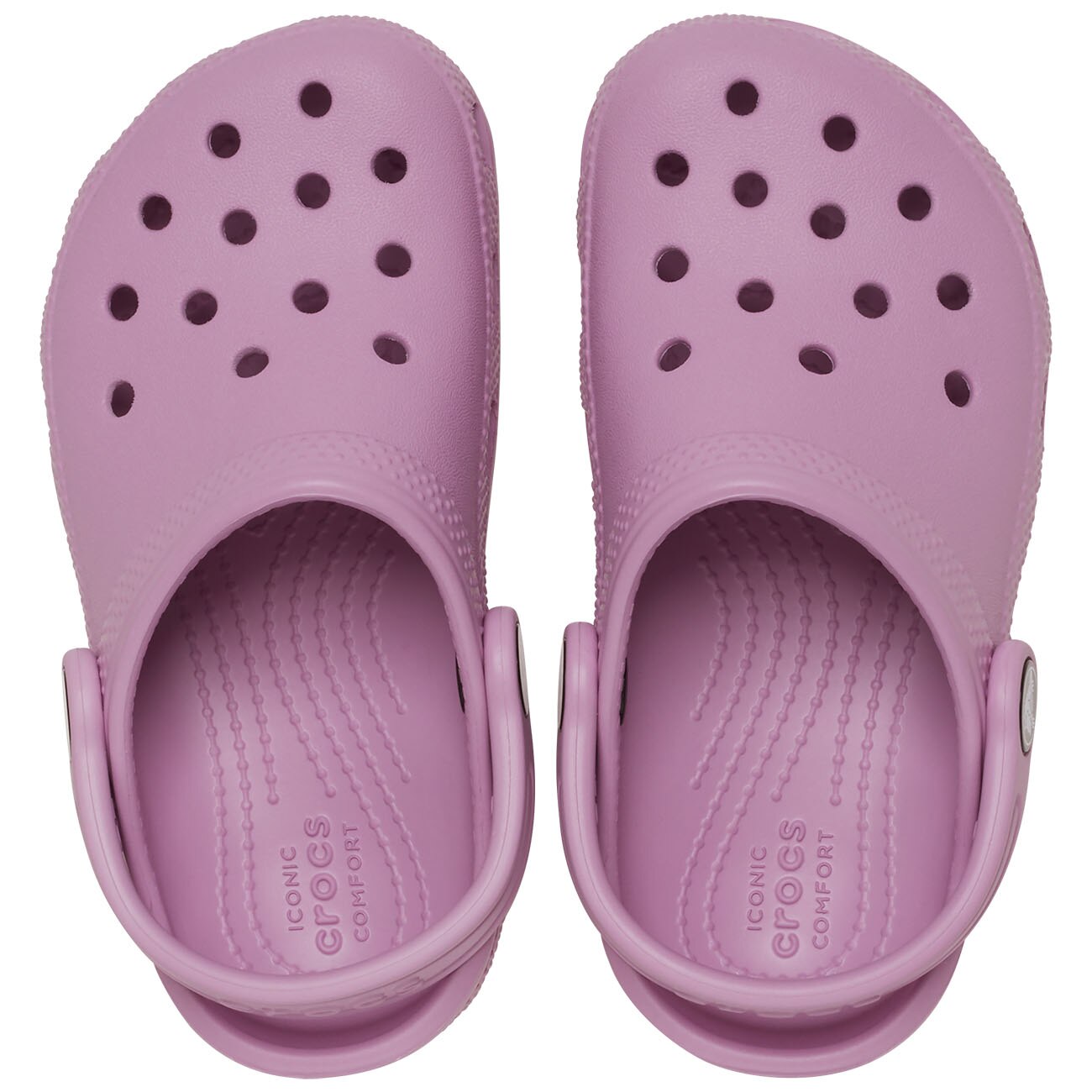 Zuecos de bebés Classic Clog Crocs - Rosa pastel Rosa pastel-3