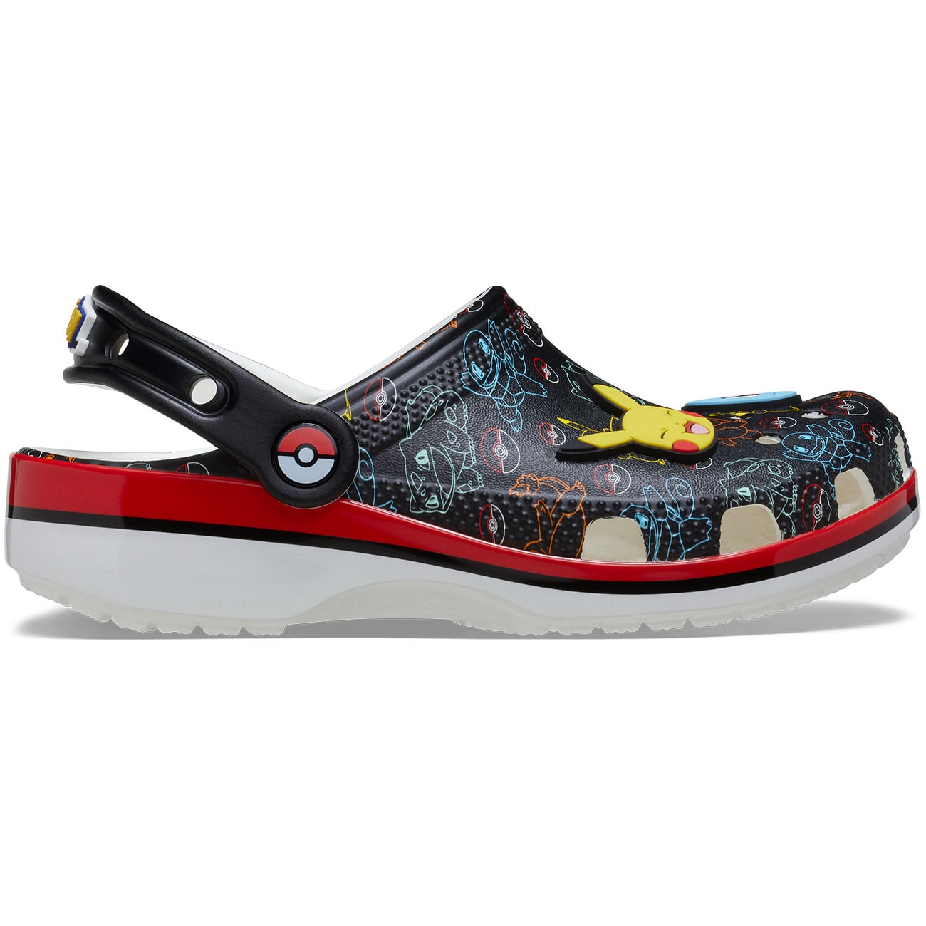 Zuecos de niños Pokemon Print Classic Clog K Crocs - Multicolor Multicolor-1
