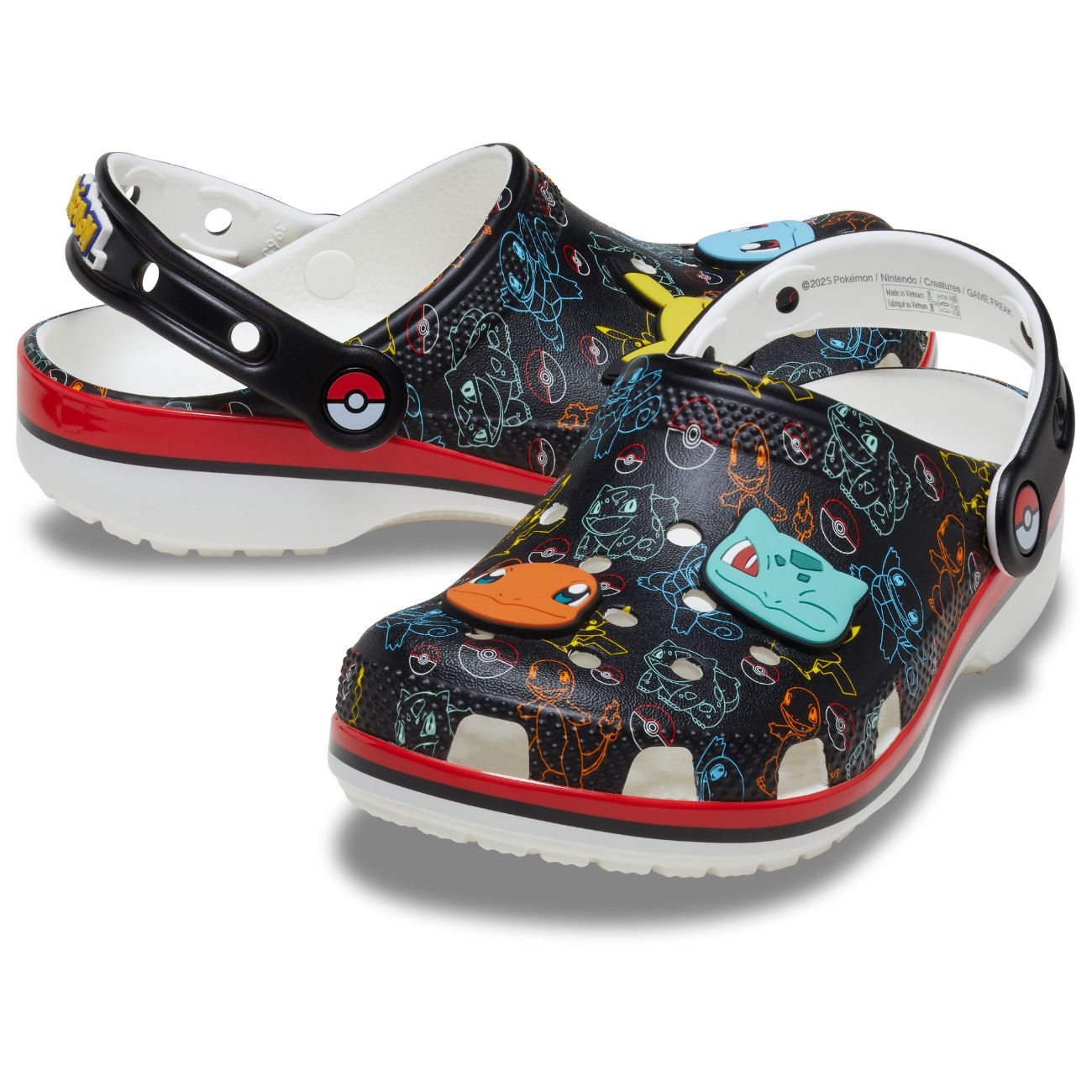 Zuecos de niños Pokemon Print Classic Clog K Crocs - Multicolor Multicolor-2
