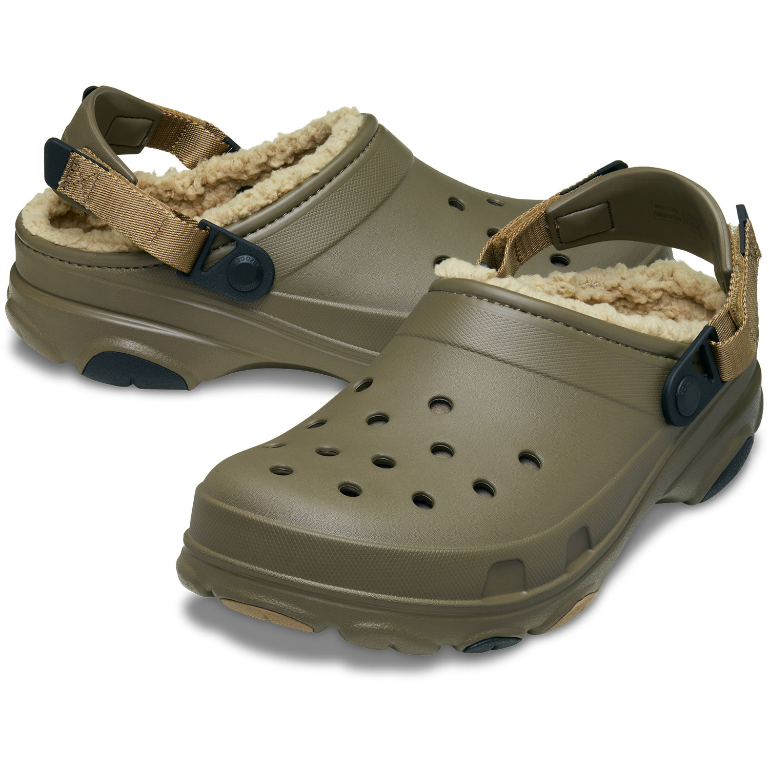 Imagen 2 de Zuecos unisex All Terrain Lined Clog Crocs - Marrón Marrón