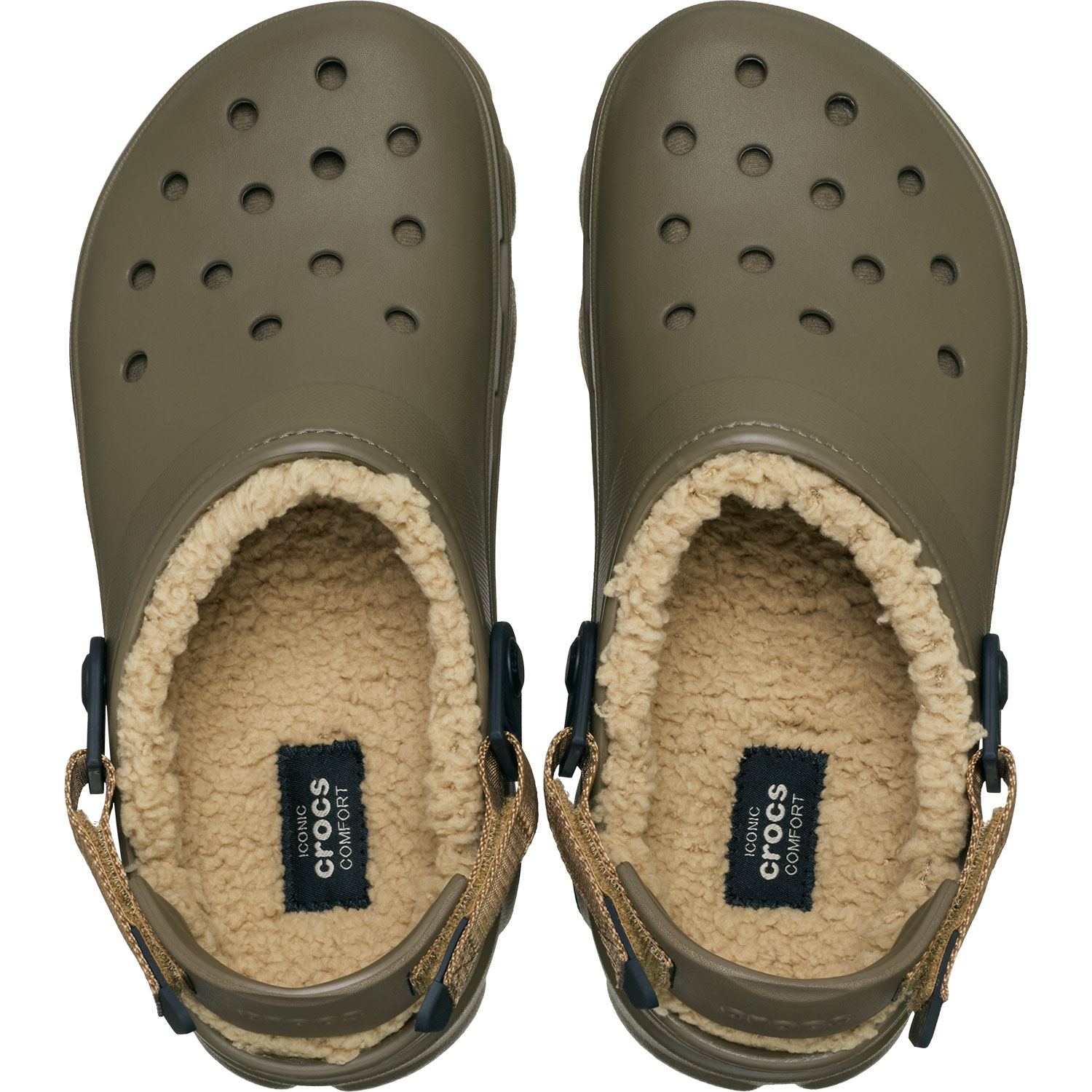 Imagen 3 de Zuecos unisex All Terrain Lined Clog Crocs - Marrón Marrón